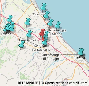 Mappa Via Matteotti, 47030 San Mauro Pascoli FC, Italia (9.756)