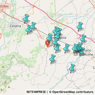 Mappa Via Giardini, 47020 Longiano FC, Italia (4.046)