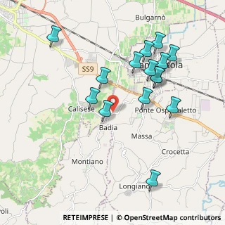 Mappa Via Giardini, 47020 Longiano FC, Italia (2.01467)