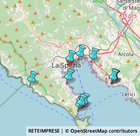 Mappa Viale Amendola c, 19121 La Spezia SP, Italia (3.70455)