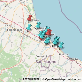 Mappa Repubbl, 47039 Savignano sul Rubicone FC, Italia (9.05375)