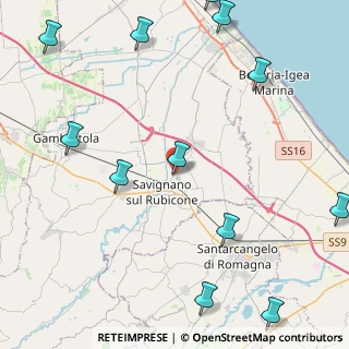 Mappa Repubbl, 47039 Savignano sul Rubicone FC, Italia (6.24917)