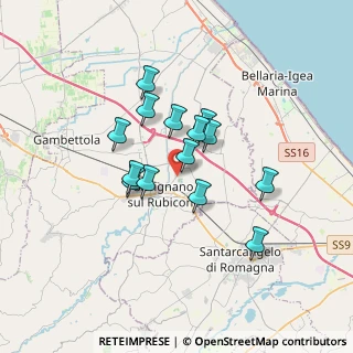 Mappa Repubbl, 47039 Savignano sul Rubicone FC, Italia (2.66786)