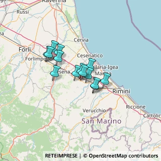 Mappa Via Emilia, 47020 Longiano FC, Italia (8.94929)