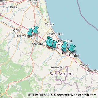 Mappa Via Emilia, 47020 Longiano FC, Italia (8.47083)