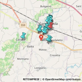 Mappa Via Aldo Moro, 47020 Budrio FC, Italia (1.3775)