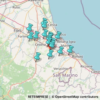 Mappa Via Aldo Moro, 47020 Budrio FC, Italia (9.22353)