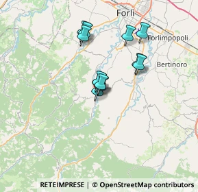 Mappa Via dei Donatori di Sangue, 47016 Predappio FC, Italia (5.1675)