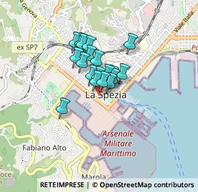 Mappa Piazza Cesare Battisti, 19121 La Spezia SP, Italia (0.5125)