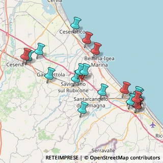 Mappa Via Madre Teresa di Calcutta, 47030 San Mauro Pascoli FC, Italia (9.0915)