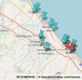Mappa Via Madre Teresa di Calcutta, 47030 San Mauro Pascoli FC, Italia (8.726)