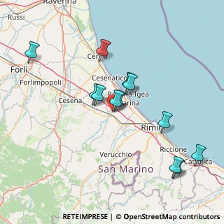 Mappa Via 27 Gennaio, 47039 Savignano Sul Rubicone FC, Italia (14.85083)