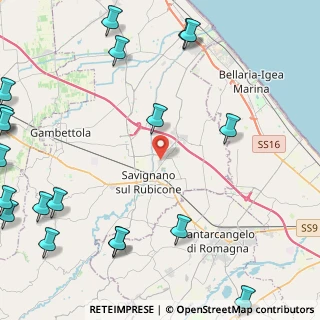 Mappa Via 27 Gennaio, 47039 Savignano Sul Rubicone FC, Italia (7.1755)