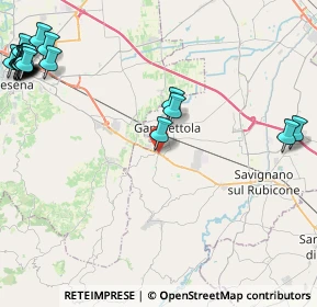 Mappa Via Emilia, 47035 Gambettola FC, Italia (6.6955)