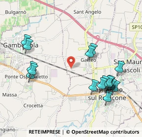 Mappa Via Roncadello, 47043 Gatteo FC, Italia (2.29222)