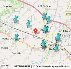 Mappa Via Roncadello, 47043 Gatteo FC, Italia (1.92615)