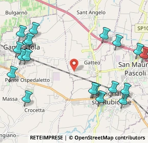 Mappa Via Roncadello, 47043 Gatteo FC, Italia (2.9215)