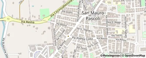 Mappa San Mauro Pascoli