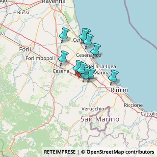 Mappa Via dell' Industria, 47020 Longiano FC, Italia (9.70182)