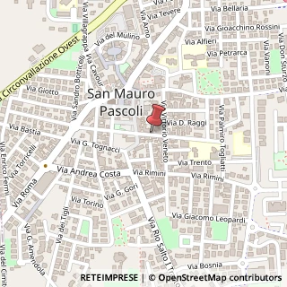 Mappa Via Antonio Gramsci,  13, 47030 San Mauro Pascoli, Forlì-Cesena (Emilia Romagna)