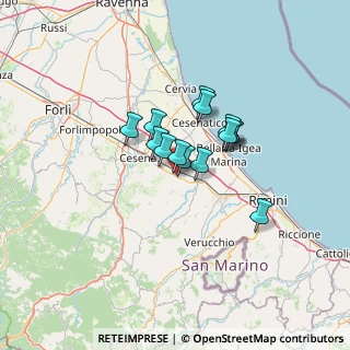Mappa Via Giuseppe di Vittorio, 47035 Gambettola FC, Italia (8.63214)