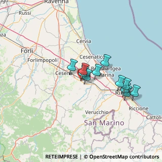 Mappa Via Giuseppe di Vittorio, 47035 Gambettola FC, Italia (11.35818)