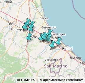 Mappa Via Giuseppe di Vittorio, 47035 Gambettola FC, Italia (8.84429)