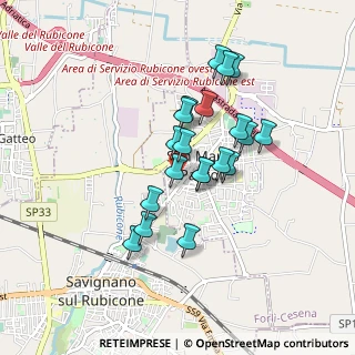 Mappa Via Alessandro Volta, 47030 San Mauro Pascoli FC, Italia (0.718)