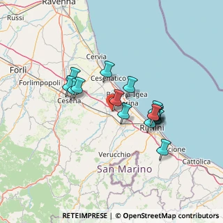 Mappa Via Alessandro Volta, 47030 San Mauro Pascoli FC, Italia (12.0525)
