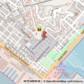 Mappa Piazza s. agostino 33, 19121 La Spezia, La Spezia (Liguria)