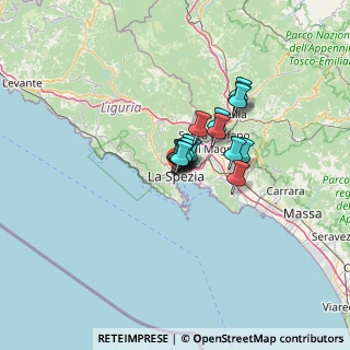 Mappa Via Calatafimi, 19121 La Spezia SP, Italia (7.3825)