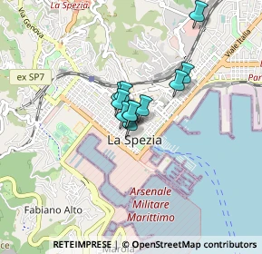 Mappa Via del Poggio, 19121 La Spezia SP, Italia (0.45273)