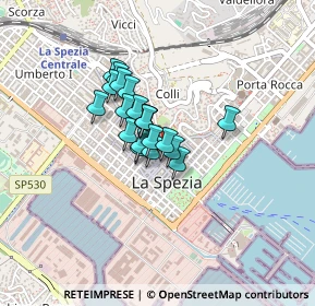 Mappa Via del Poggio, 19121 La Spezia SP, Italia (0.2515)