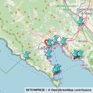 Mappa Via Calatafimi, 19121 La Spezia SP, Italia (4.57769)