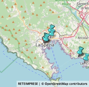 Mappa Via del Poggio, 19121 La Spezia SP, Italia (2.99636)