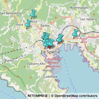 Mappa Via Calatafimi, 19121 La Spezia SP, Italia (1.13)