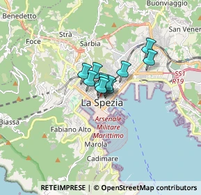 Mappa Via del Poggio, 19121 La Spezia SP, Italia (0.73909)