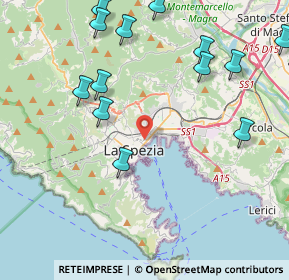 Mappa Piazza Europa, 19124 La Spezia SP, Italia (6.5325)