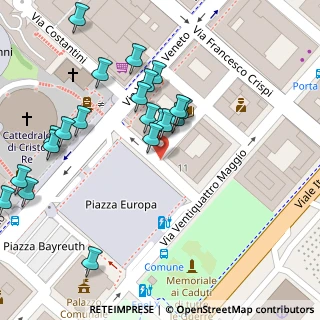 Mappa Piazza Europa, 19124 La Spezia SP, Italia (0.0619)