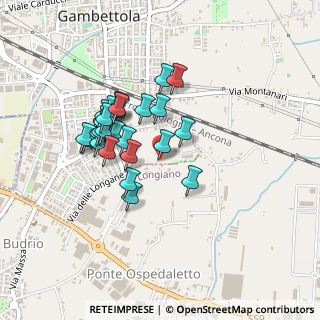 Mappa Via Vicinale delle, 47035 Gambettola FC, Italia (0.37143)