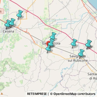 Mappa Via Giulio Perticari, 47035 Gambettola FC, Italia (5.33)
