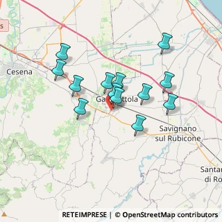 Mappa Via Giulio Perticari, 47035 Gambettola FC, Italia (3.05538)
