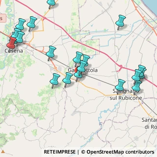 Mappa Via Giulio Perticari, 47035 Gambettola FC, Italia (5.322)