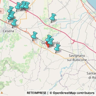 Mappa Via Giulio Perticari, 47035 Gambettola FC, Italia (6.37733)
