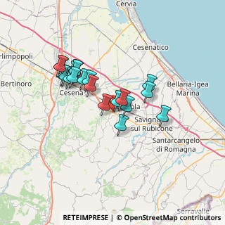 Mappa Via Emilia Levante, 47020 Longiano FC, Italia (6.053)
