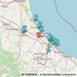 Mappa Via del Tricolore, 47030 San Mauro Pascoli FC, Italia (12.23818)