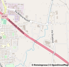 Mappa Via Vena, 47030 San Mauro Pascoli FC, Italia (0.42727)