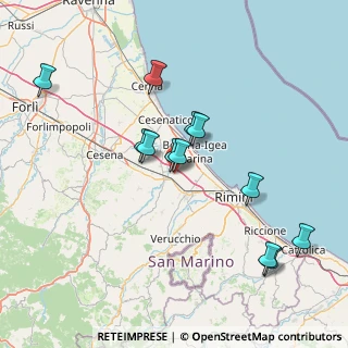Mappa Via Bosnia, 47030 San Mauro Pascoli FC, Italia (14.76833)