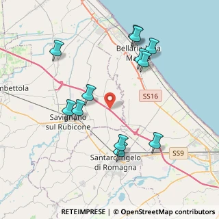 Mappa A14 - Autostrada Adriatica, 47030 San Mauro Pascoli FC, Italia (4.24)