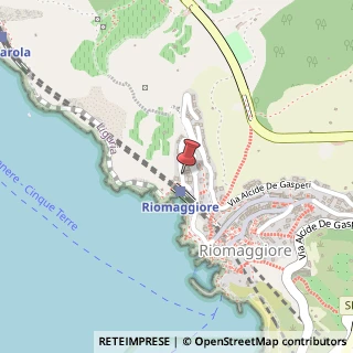 Mappa Via Telemaco Signorini, 673/B, 19017 Riomaggiore, La Spezia (Liguria)